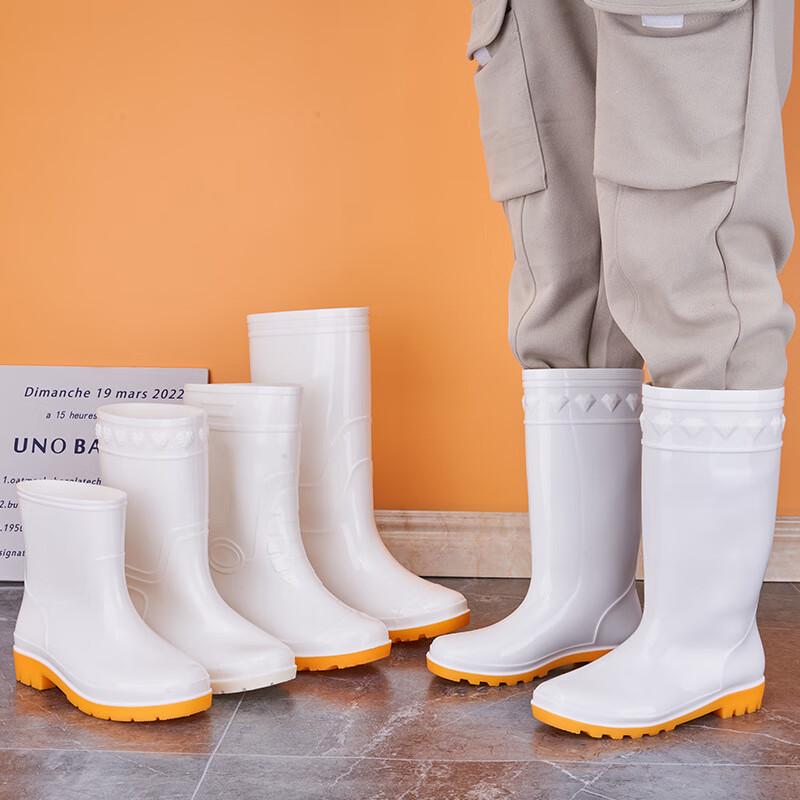 Fleece-Lined Anti-Slip Safety Rain Boots