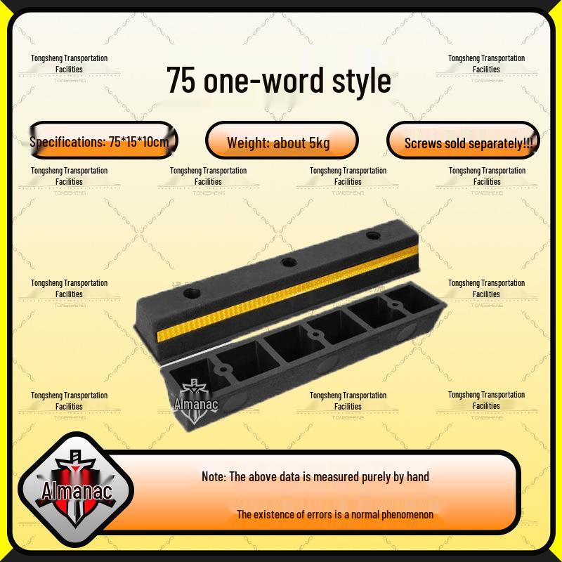 Rubber Car Wheel Chock Parking Barrier and Ground Stopper