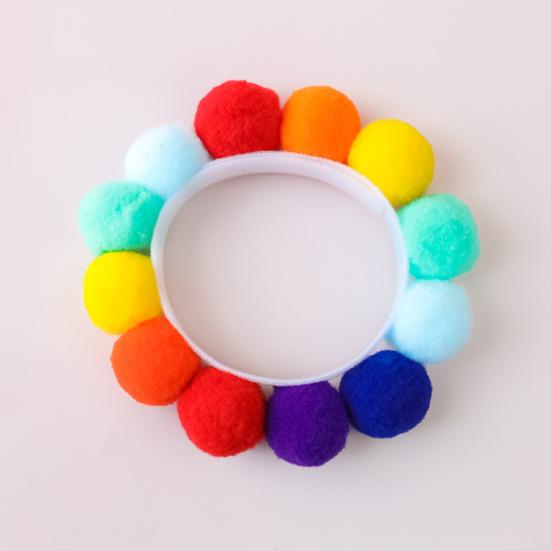 Pet Collar Push Balls Breathable Flexible Cute Ties Puppy Small Dogs Cat Collar for Kitty