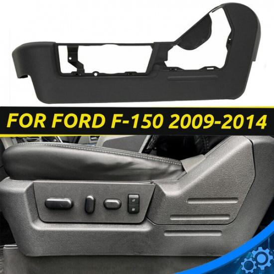 

2009-2014 Ford F150 Left Driver Power Seat Valance Panel | Black | Plastic | Front | 3 Years Manufacturer Warranty | Easy Clean