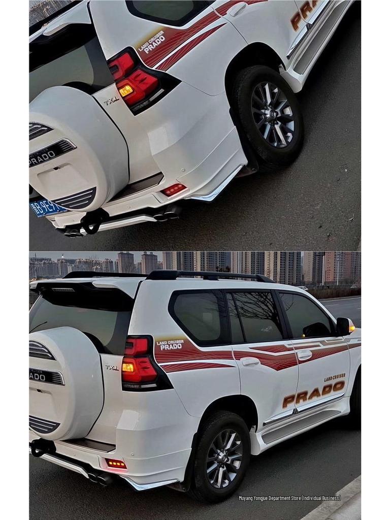 Front and Rear Body Kits for 18-23 Prado Models - Thor Style Bumpers and Small Parts