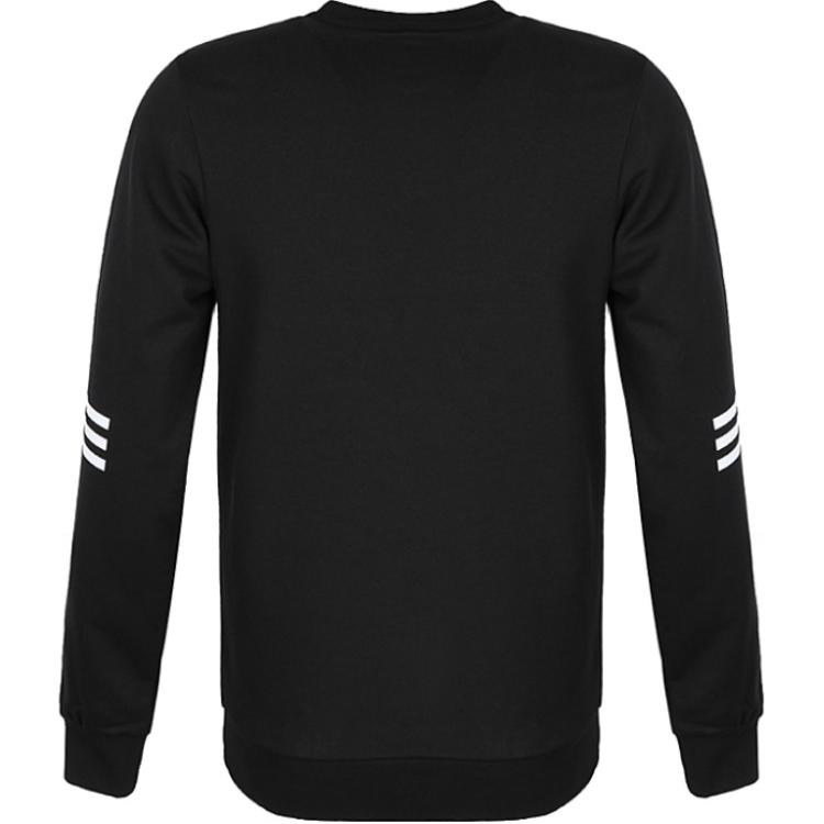adidas Neo M Rflct Gr Sw Striped Casual Crew Neck Long Sleeve Sweatshirt Men Sweatshirt Black BR8422