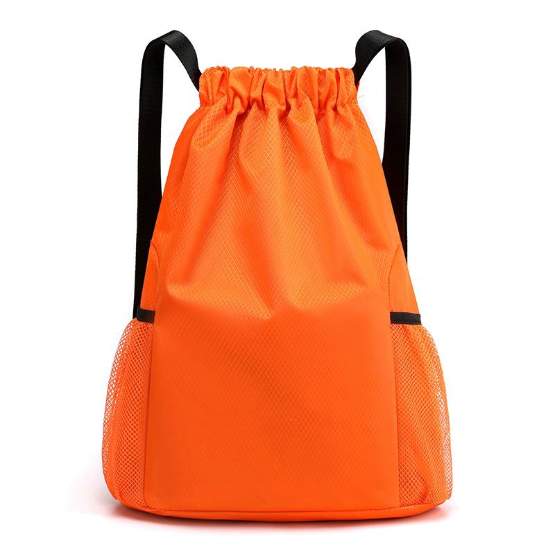 Custom Logo Drawstring Backpack for Travel, Sports, Gym, Hiking, Football & Basketball