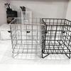 Large Capacity Wrought Iron Desktop Storage Basket for Dormitory and Cosmetics