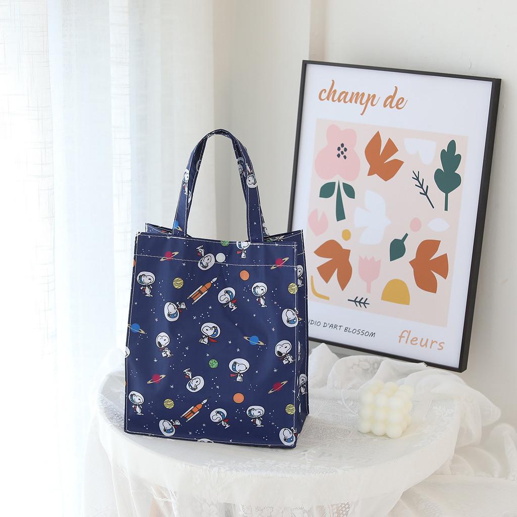 Pochacco Cute Waterproof Cartoon Lunch Bag With Multiuse Oxford Fabric For Outings And Storage