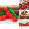 Cartoon Tomato Shaped Plush Pillow With Soft Cotton Filling For Home Decor And Gift