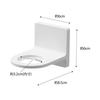 Yamazaki Jitsugyo 6197 Film Hook Dispenser Holder White Approx. W6 X D8.5 X H6cm MIST Floating Storage Easy Installation