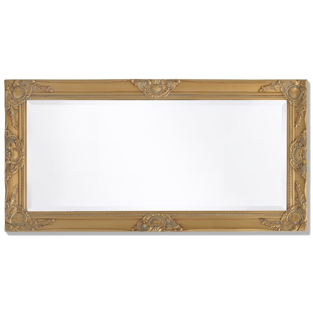Vidaxl Baroque Style Wall Mirror 100X50 Cm, Gold