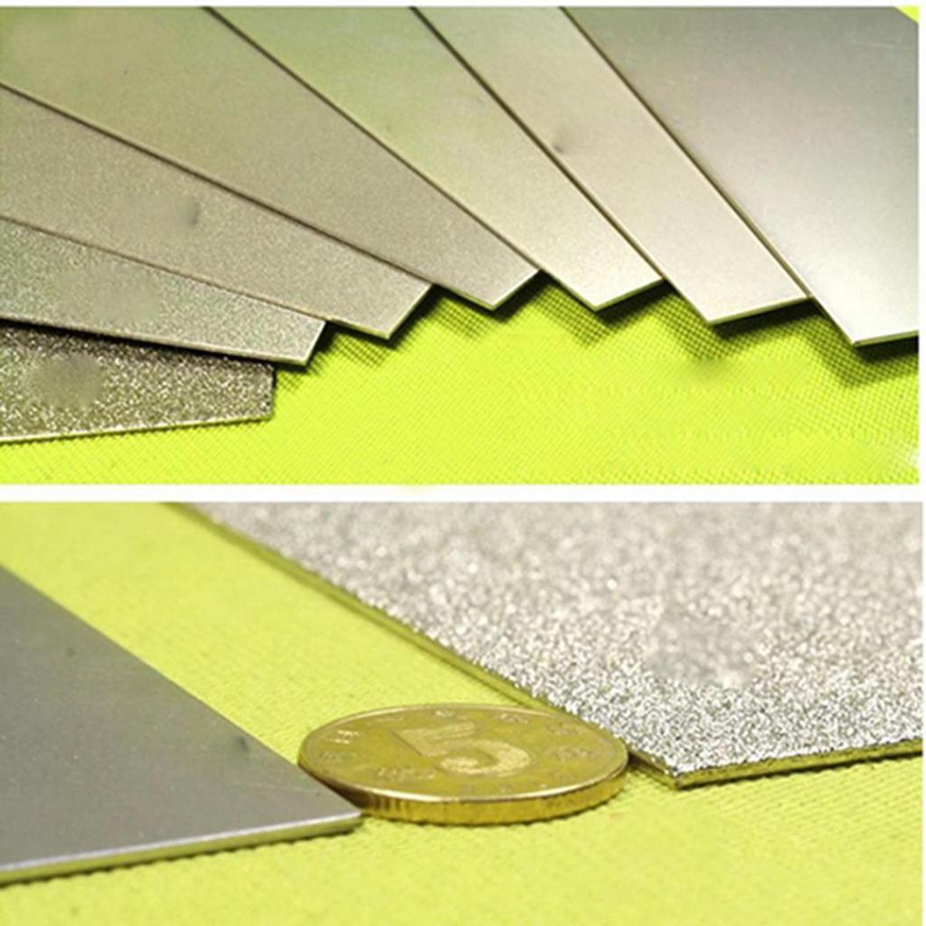 Thin Diamond Square Knife Tool Sharpening Stone Whetstone 80 - 3000