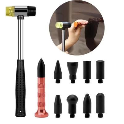 Metall-Tap-Down-Stift Lackfreie Dellenreparatur-Kit Gummihammer Dellenentferner Werkzeuge Wartungsteile