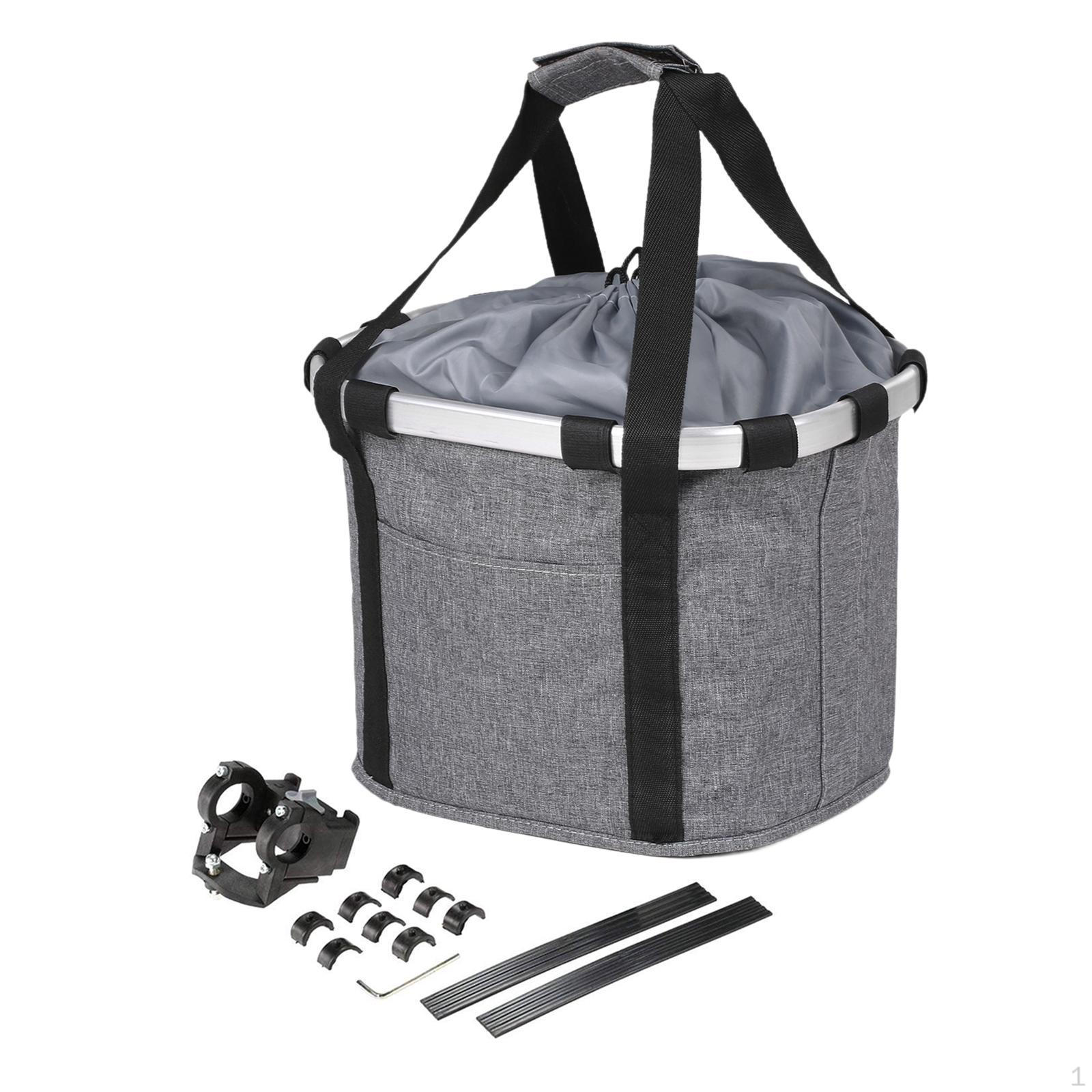 

Корзина для хранения велосипедов из ткани Оксфорд, большая вместимость, съемная сумка для покупок