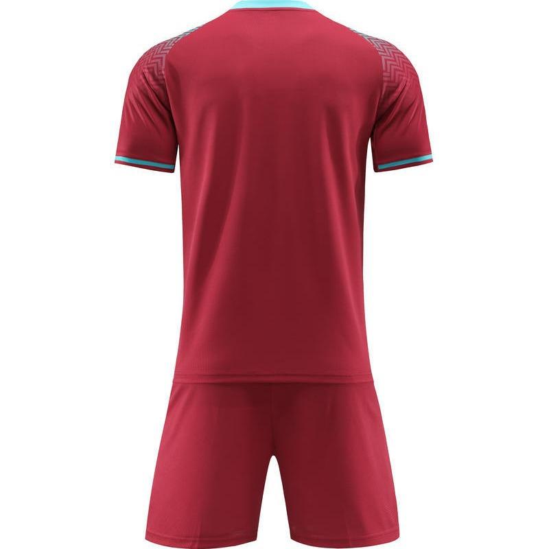 Soccer Uniform Set Men'S And Women'S Summer Game Team Training Uniforms For Children Adults Short Sleeve Sports Team Uniforms 6321 Quick Drying