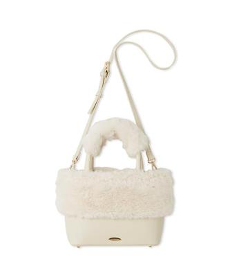 Lily Brown Połączenie Torba Tote LWGB259324 IVR Sztuczne Futro 2-Way Damska