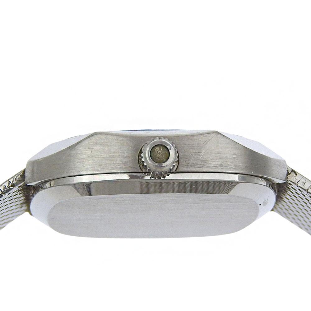 Omega Constellation Watches Vintage SilverDial Stainless Steel Quartz Analog Display Unisex Used