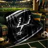 Antonio Spurs Logo Blanket Lightweight Flannel Bedding Blanket Perfect for Travel, Camping, Living Rooms, Offices, Sofas, Fan Christmas Gift