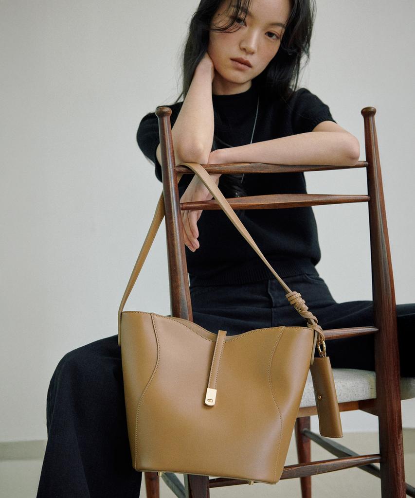 Bemymood Road Basket Bag - Beige