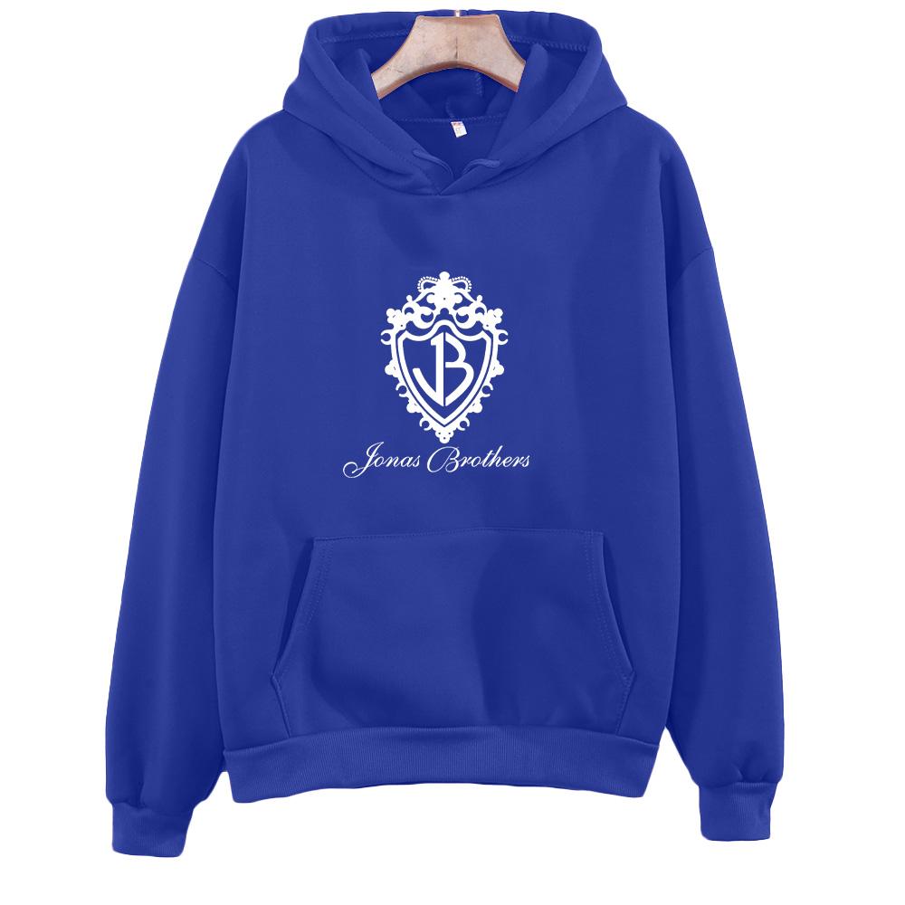 Jonas Brothers Classic Logo Hoodies Graphic Print Sweatshirts Men Women Long Sleeve with Hooded Pullovers Fashion Tops