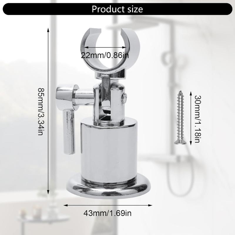 Hand Shower Head Stand Replacement Handheld Showerhead Brackets Bathroom Wall Mounted Shower Wand Stand Enduring