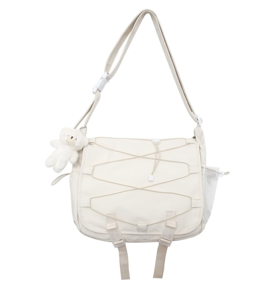 

[ALL DAY Shining] Cute Ita Bag Shoulder Bag, Perfect for Otaku Activities, Concerts, and Events, Clear Pocket, Transparent, Simple, Casual, A4 Size,