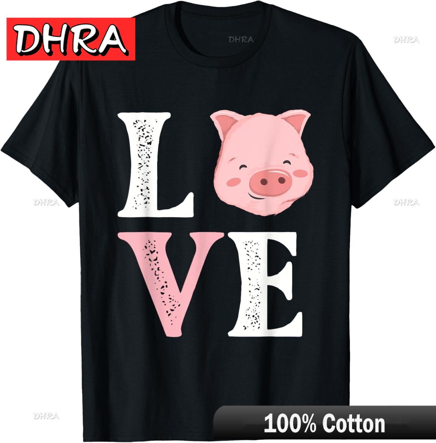 

Love Pigs - Pig Lover Pig Farming Piglet Farmer Farm Animal T-Shirt Fresh Comfy Simple Tshirts Cool Casual Stylish Clothing 4XL