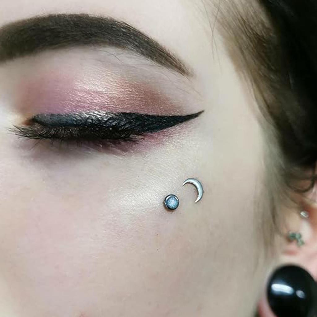 Fashionable ASTM F136 Sturdy Steel Materials Dermal Anchors Piercing Microdermal Jewelry Statement Pieces Daily Use