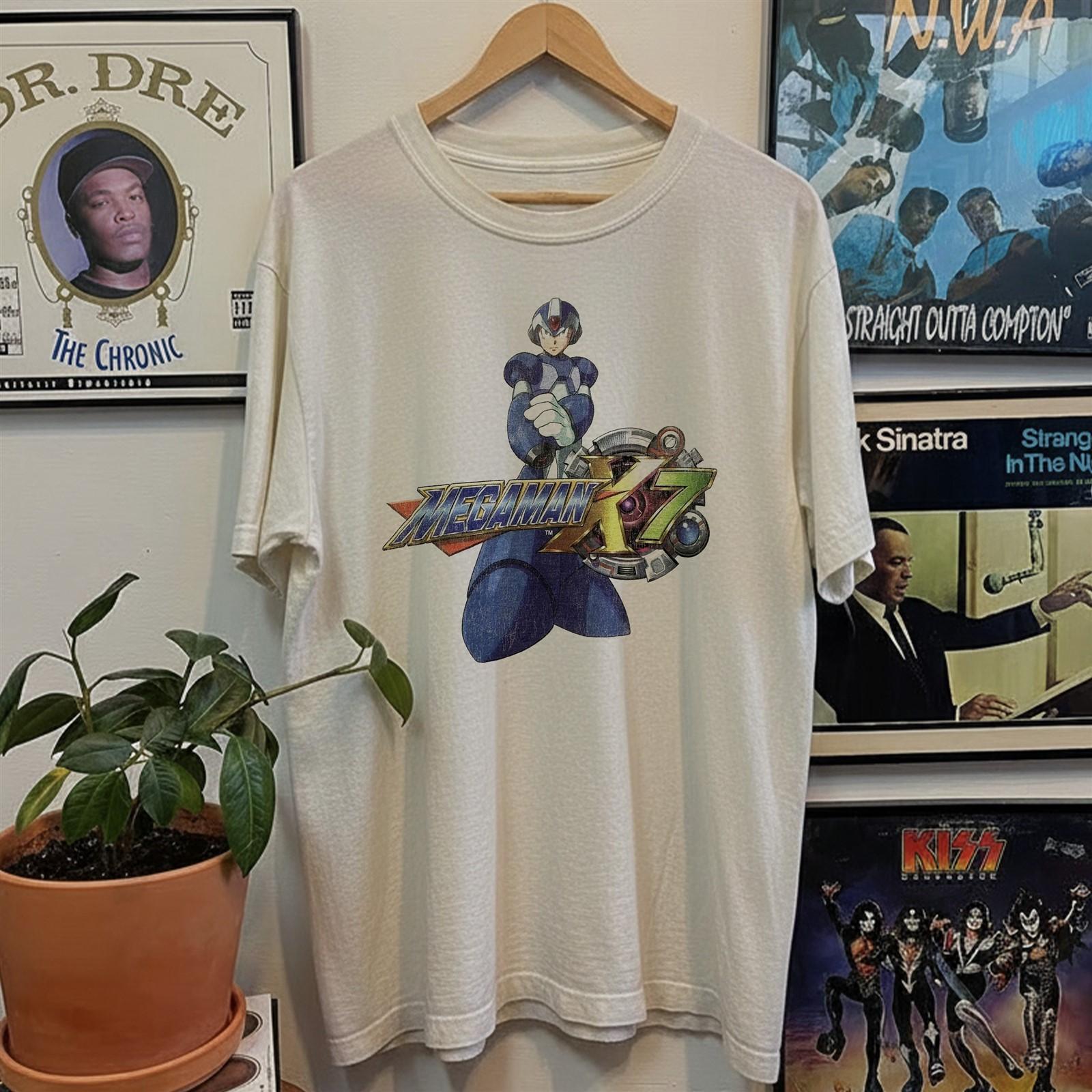 2003 Megaman X7 Aged T-Shirt White M 2XL
