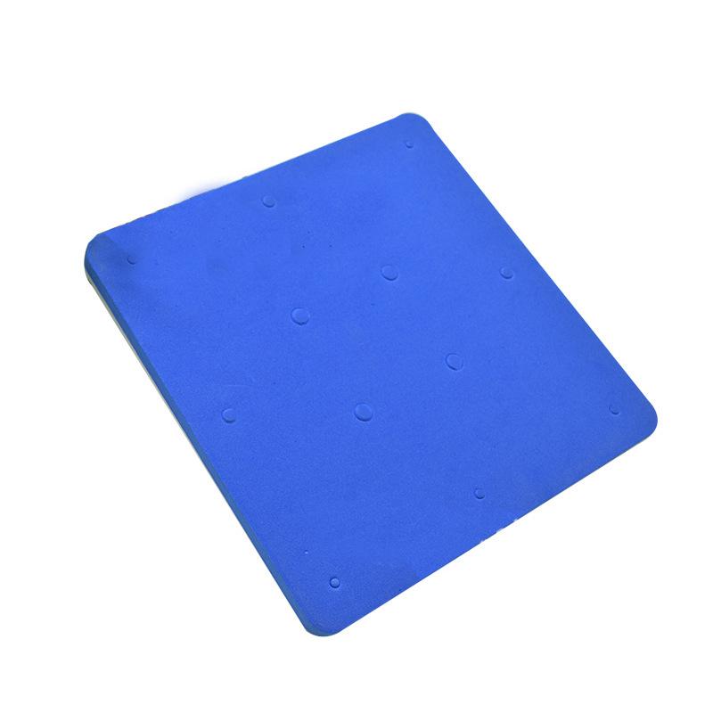 DIY 12-Hole Sponge Mat Cake Shaping Tool - Blue & White, Food-Grade Mat for Baking