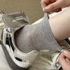 White Socks Summer Thin Mesh Breathable Socks Pure Cotton With Sandals Ballet Style Socks Ultra-Thin Summer