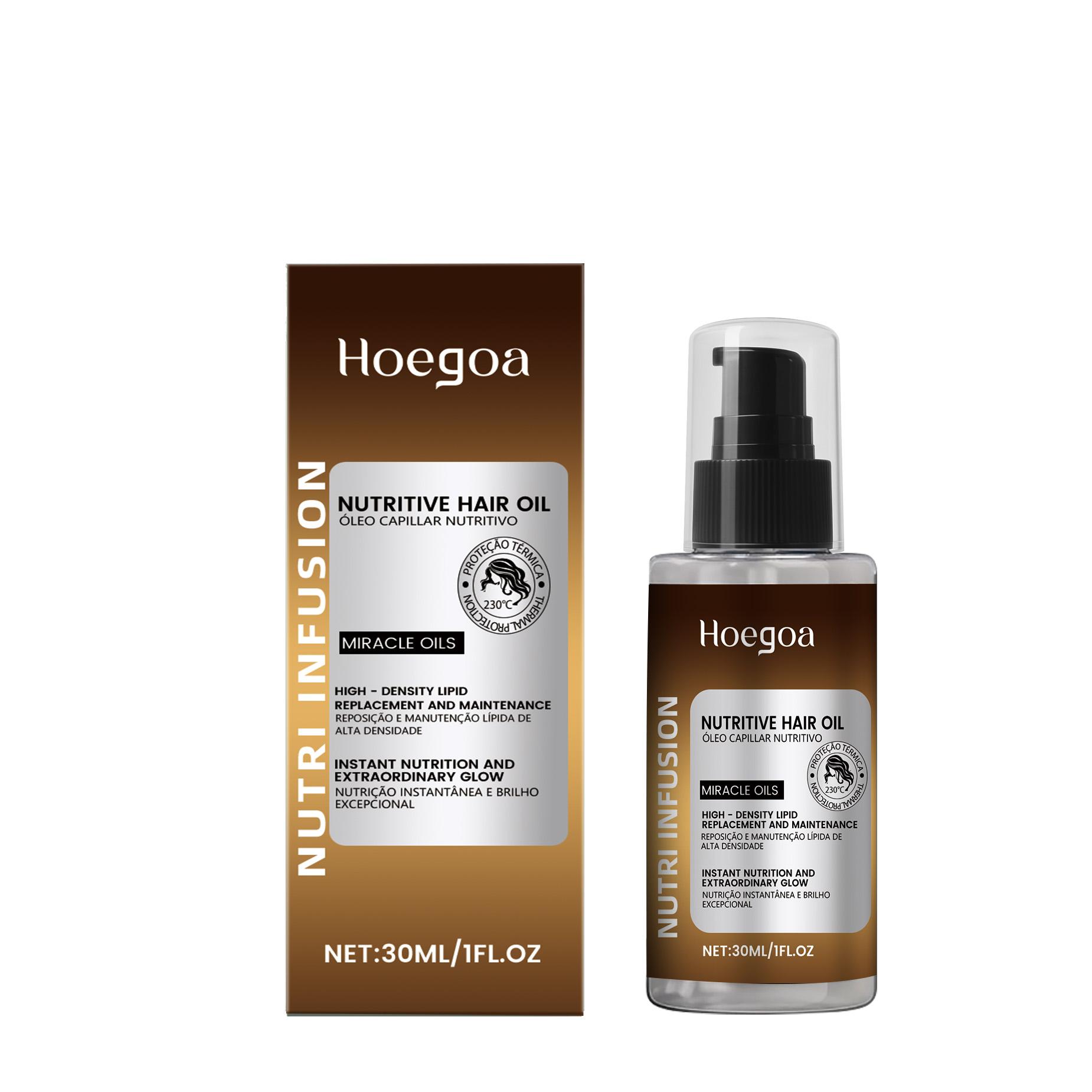 Argan Oil Hair Serum With Rosemary Coconut Oil For Frizz Control Shine & Smooth Heat Protectant Treatment 30ml
