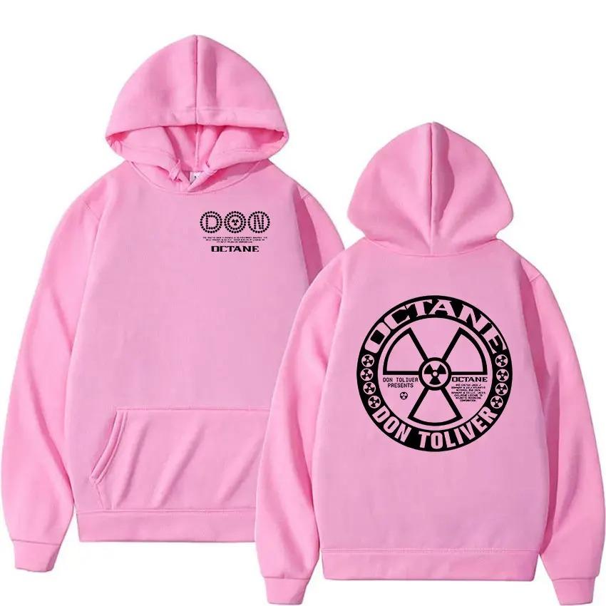 Don Toliver Octane Tour 2026 Print Hoodie Unisex Mode Langarm Oversized Sweatshirt Retro Pullover Fleece Kapuzenpullover Streetwear