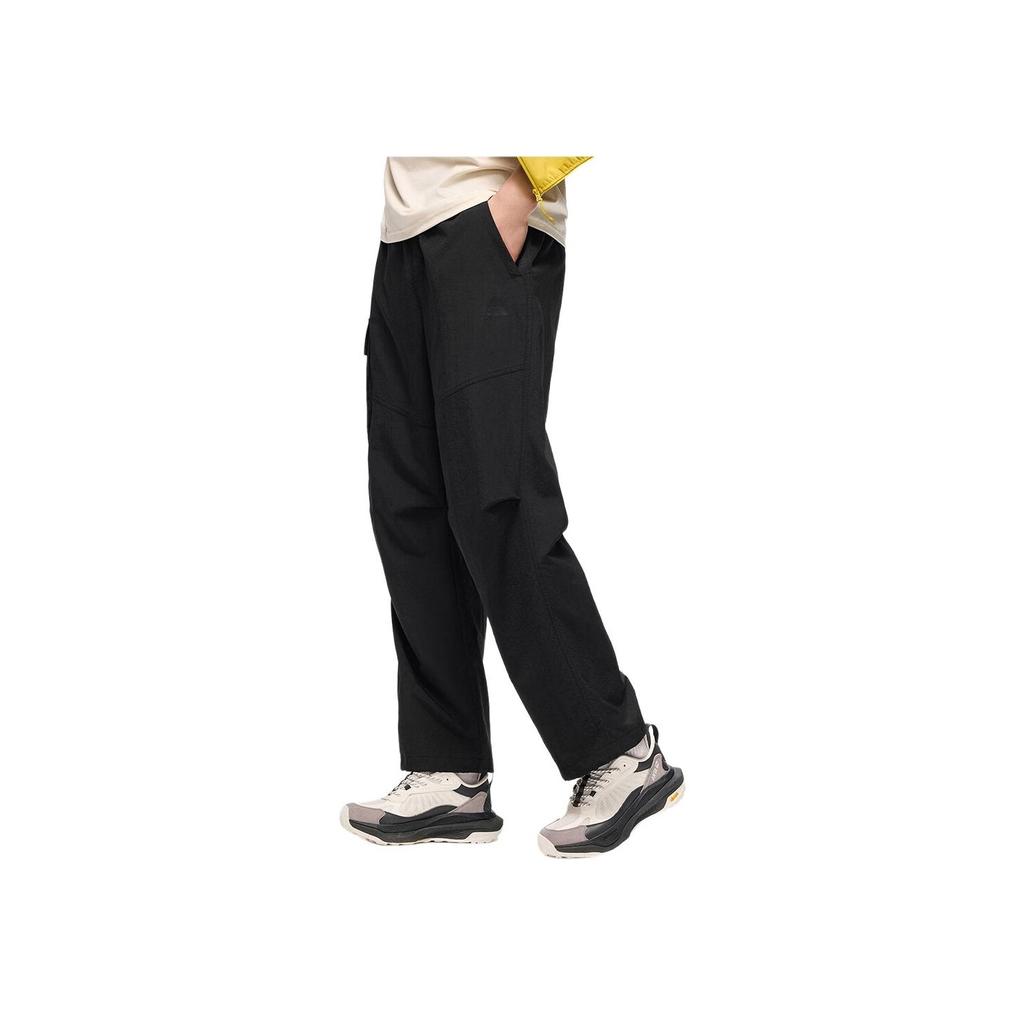 Anta Outdoor Ice Silk Sports Breathable Casual Pants Men bottoms Basic-Black 952427507-3