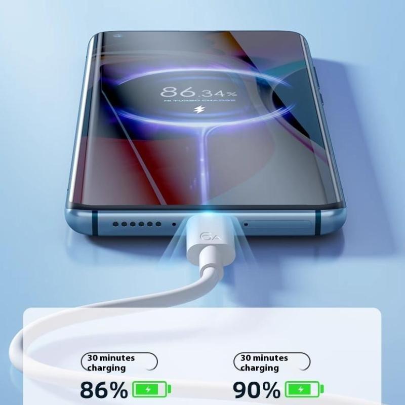 3Pcs Usb Type C Super Fast Charging Cable Data Cord For Quick Charing Usb C Cables