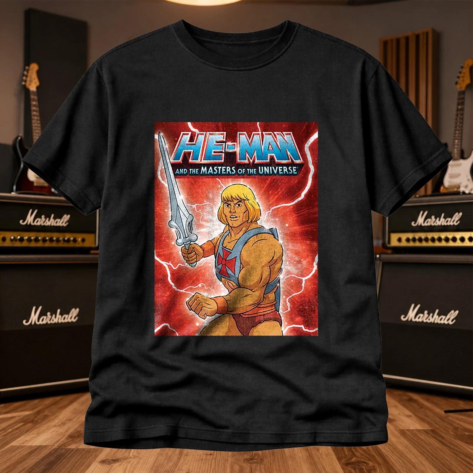 Vintage He-Man And The Masters Of The Universe Retro Cartoon T-Shirt XL