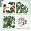 Realistic Artificial Plants for Bedroom Hanging Indoor Home Decor, Plastic Potted Office Living Room Kitchen Bathroom Wall Decoration, No Maintenance