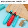 4 Pcs Stitcher Sewing Awl Shoes Bag Repair Tool Sewing Accessories Hand Awl Tool Handmade Leather Tool