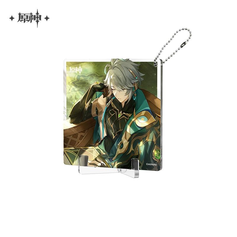 Sunsyea Genshin Impact Official Merch miHoYo Original Authentic Birthday Series Coaster Keychain Stand Wanderer Alhaitham