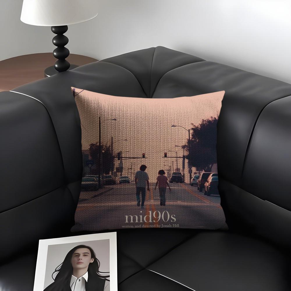 Classic Movie MMid 90S Cushion Cover Natural Linen Organic Fabric DoubleSided Printing Sofa Home Decor Gift Pillow Case