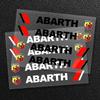 HIBWO1 4Pcs Car Door Handle Badge Protector Decal Wiper Sticker For Fiat ABARTH 124 125 130 131 500 595 Esseesse 695 Punto Scorpion
