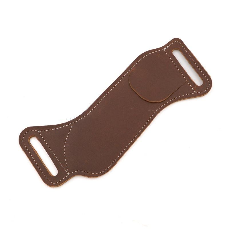 Funda de Cuero Plegable para Cinturones Funda para Cuchillo Bolsa para Guardar Cuchillos Estuche Protector Bolsa para Herramientas Múltiples
