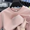 Rundhals Herren Kurzarm Oberteil T-Shirt Lässig