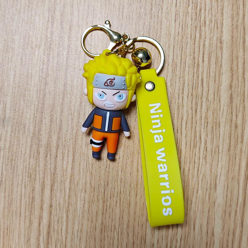 Naruto Character Keychain: Naruto, Hinata, Kakashi, Sasuke, Jiraiya Pendant Doll Keyring