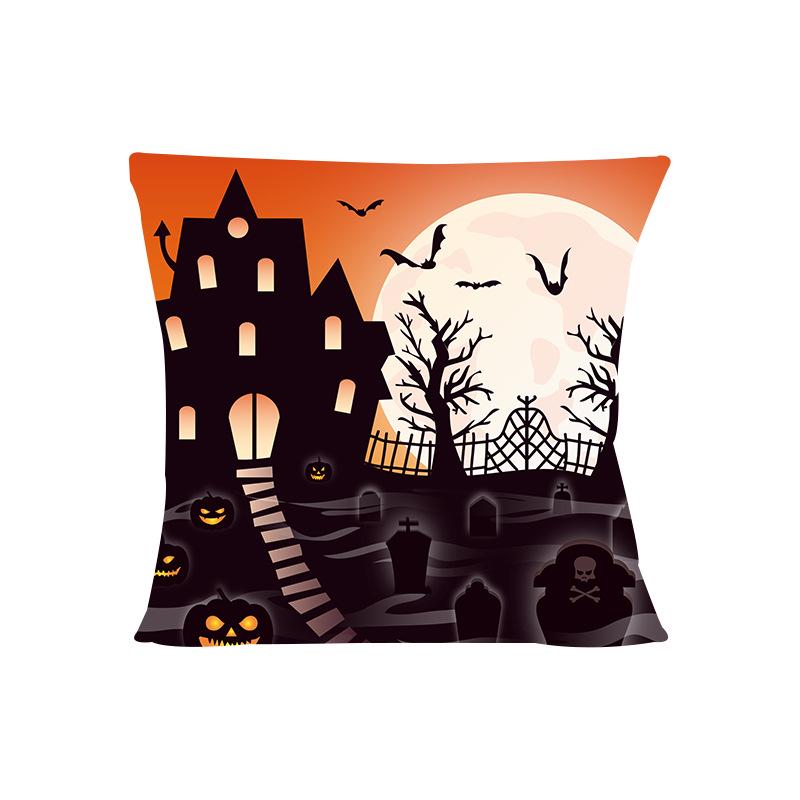 Copricuscino da divano zucca di Halloween nordico