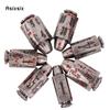 7 Pcs Silver Red Metal Bullet Black Number Sharp Edge Dice Polyhedral Dice Suitable for Role-Playing RPG Card Game