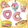 Party Style Donut & Burger Theme Balloons for Wedding & Birthday Decorations