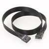 1Pcs 9-Pin Male To Female DIY Accessories 20cm/30cm Computer Motherboard Front Usb 9pin 2.0 Extension Cable