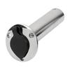 Stainless Steel Boat Fishing Rod Holder Round 15/30/90 Degree with PVC cover Marine Accessories Rod Holder With Cap And ert