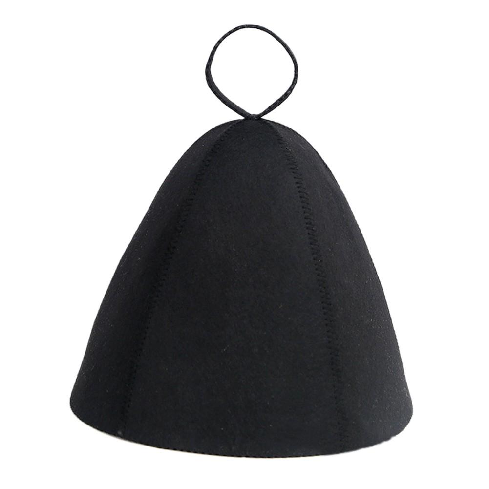 Thicken Wool Felt Sauna Hat Easy to Wash Protect Hair from Overheating