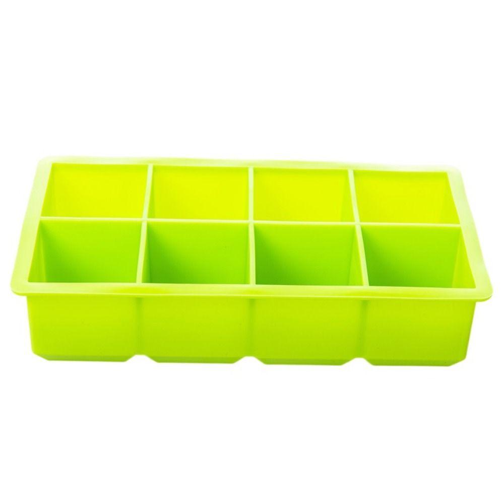 4/6/8/12 Grids Ice Cube Maker Silicone Square Ice Mold Multifunctional Large  Ice Cube Tray  Bar