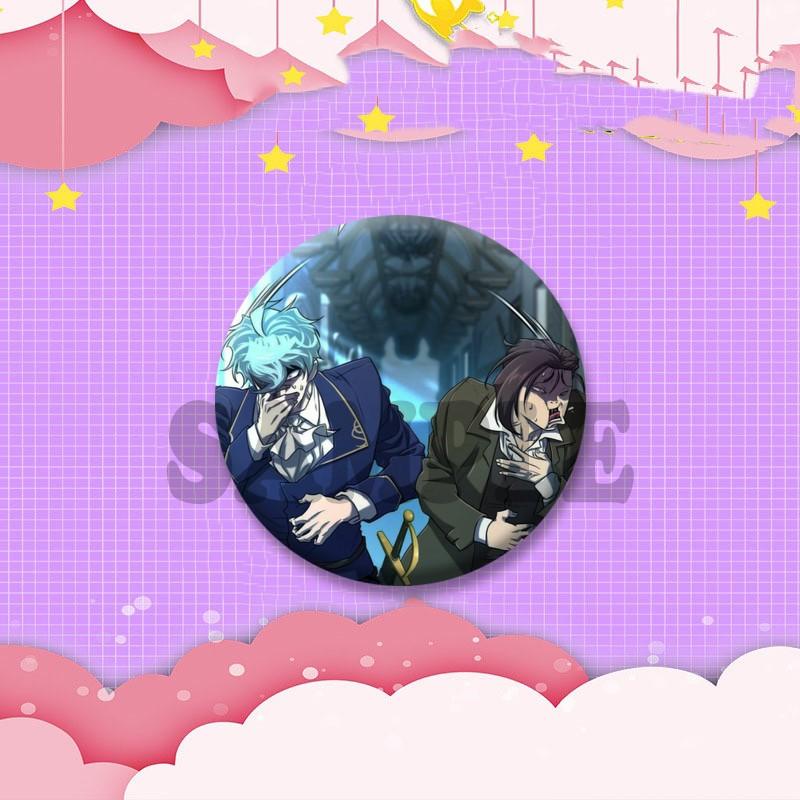 Korean BL Manhwa The Greatest Estate Designer Badges Cartoon Figure Button Brooch Round Lapel Pins Bag Hat Decor Friends Gifts