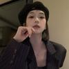Beret Female Spring and Autumn Korean Internet Celebrity Japanese Black Octagonal Hat Big Head Circumference Round Face Retro Painter Hat Trendy Brand